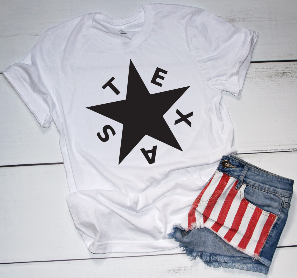 Texas Star (White or Black)